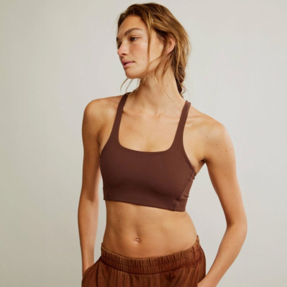 FP Movement by Free People Never Better Square Neck Bra M